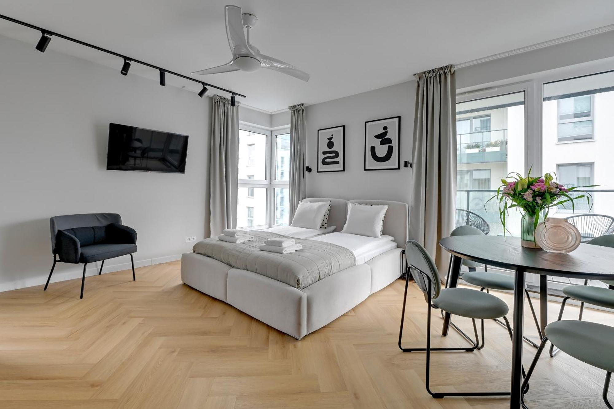 Apartamento Blue Mandarin Marina Gdansk Habitación foto