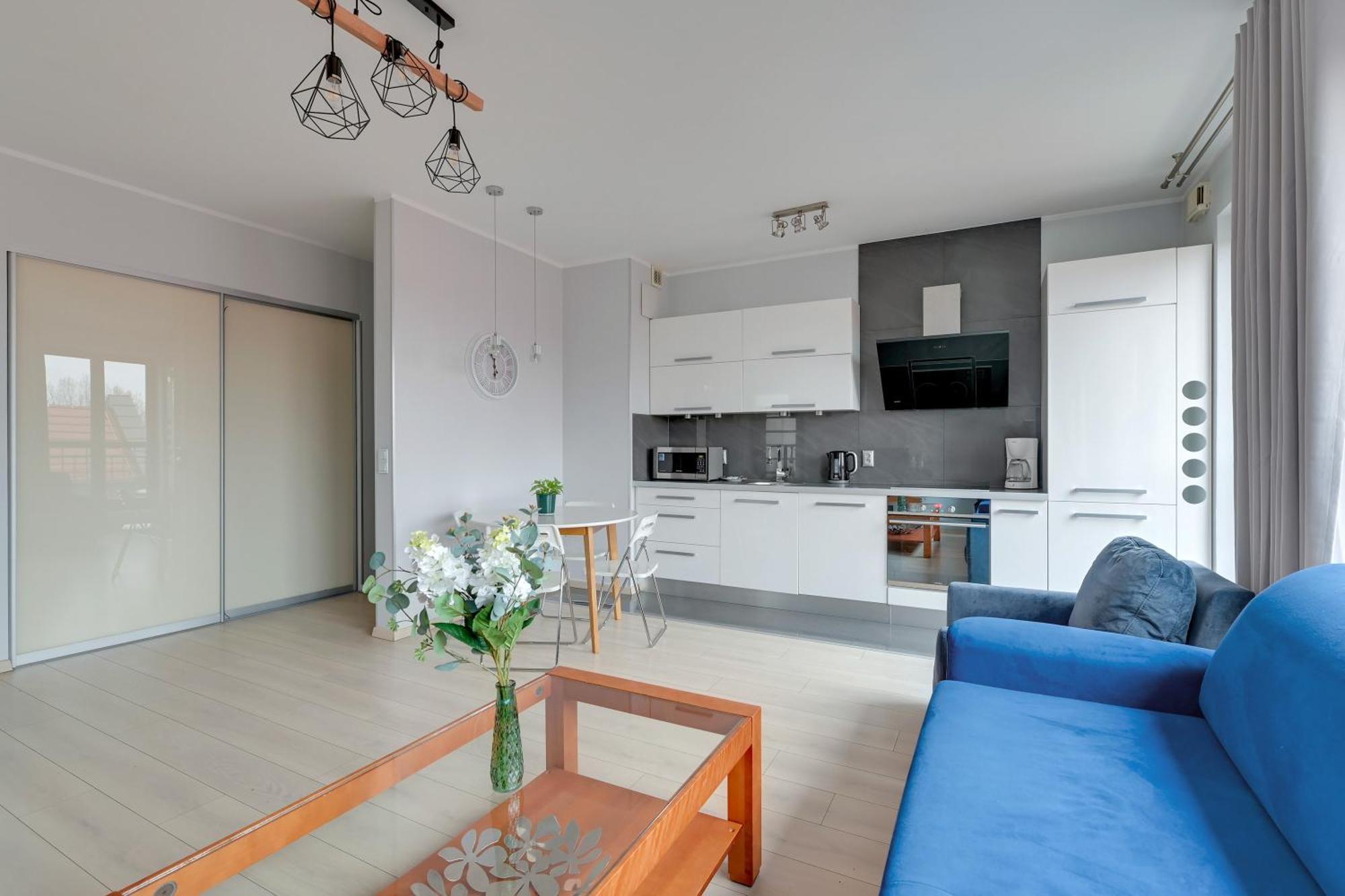 Apartamento Blue Mandarin Marina Gdansk Habitación foto