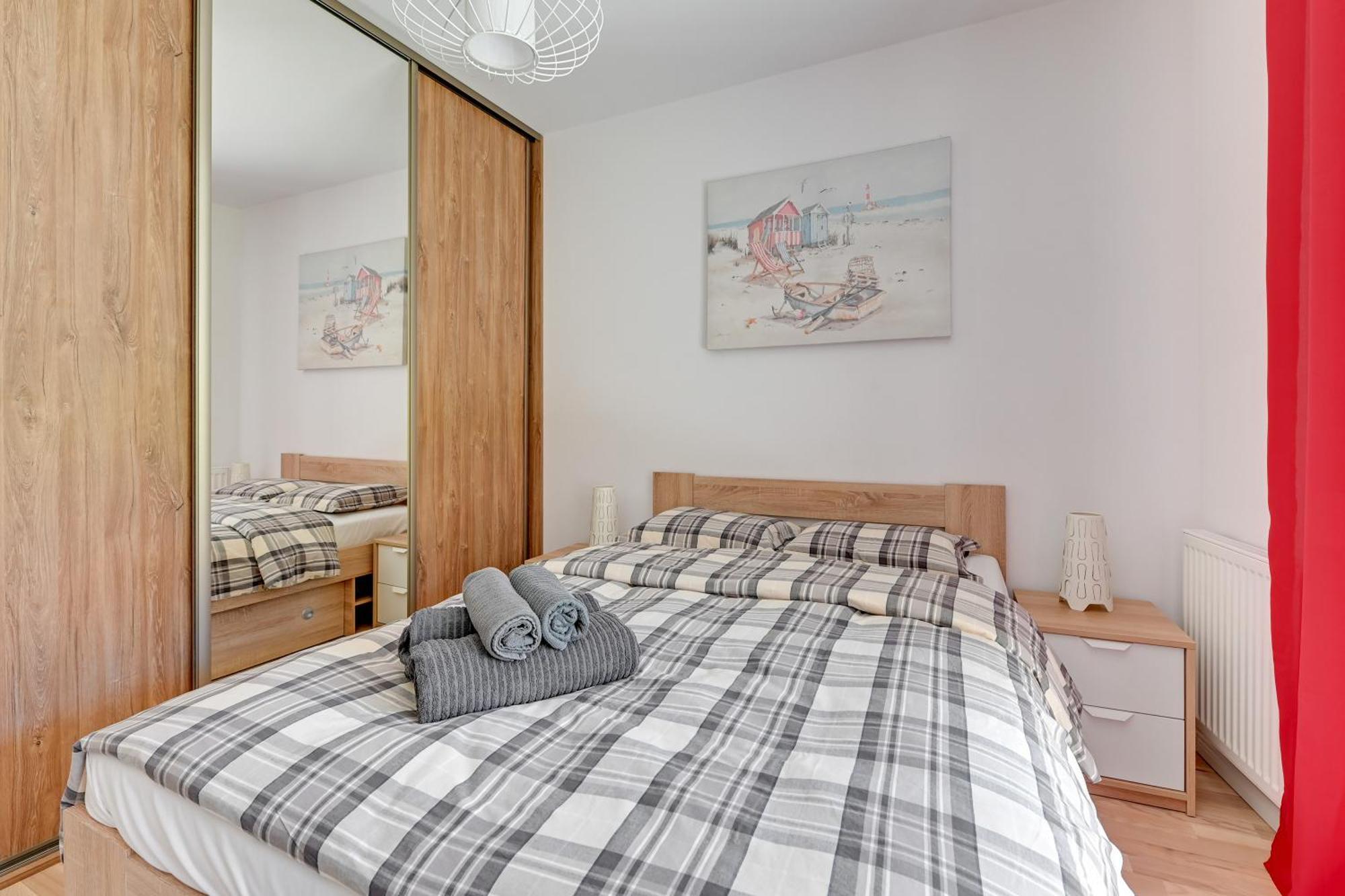 Apartamento Blue Mandarin Marina Gdansk Habitación foto