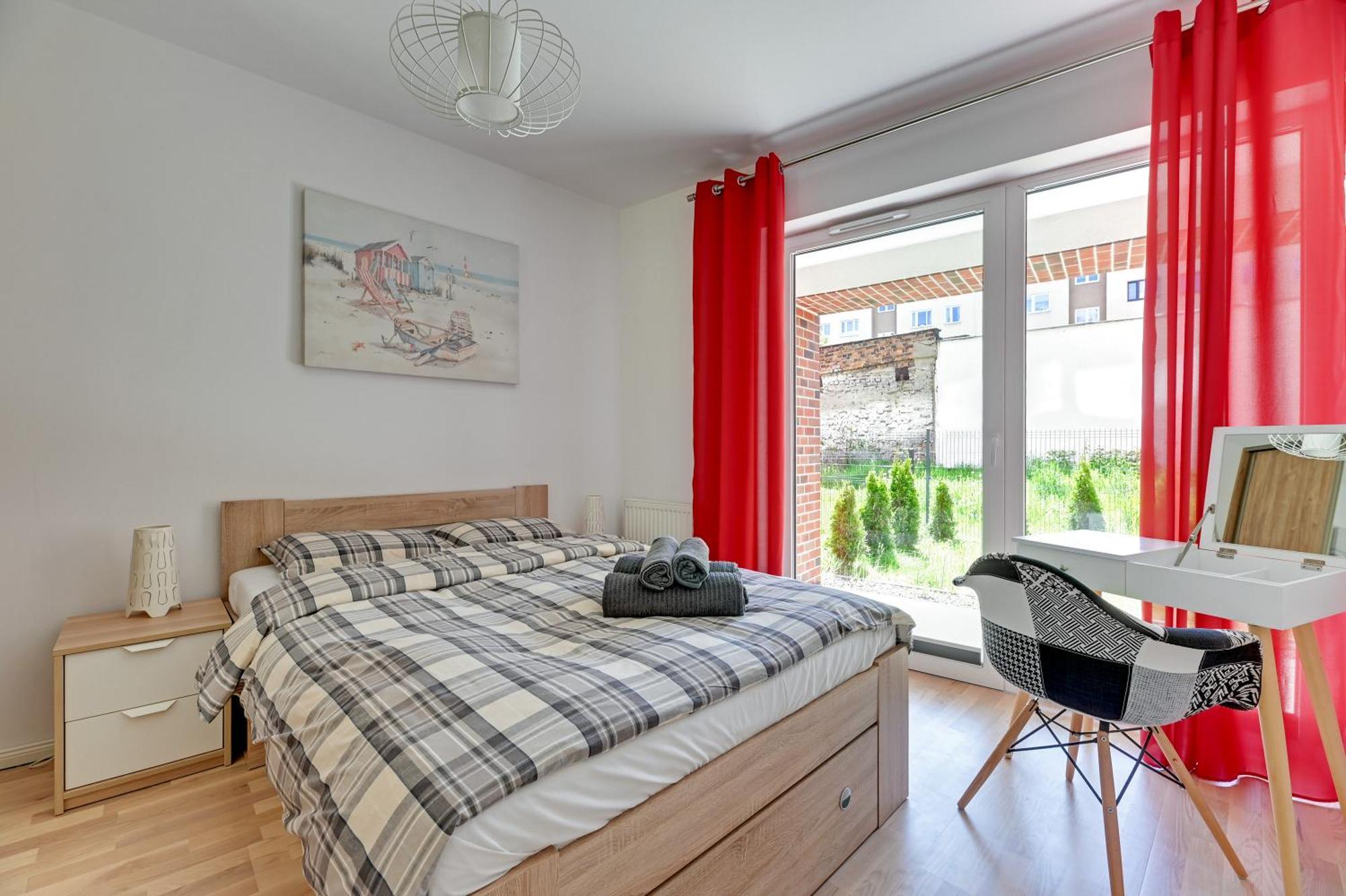 Apartamento Blue Mandarin Marina Gdansk Habitación foto