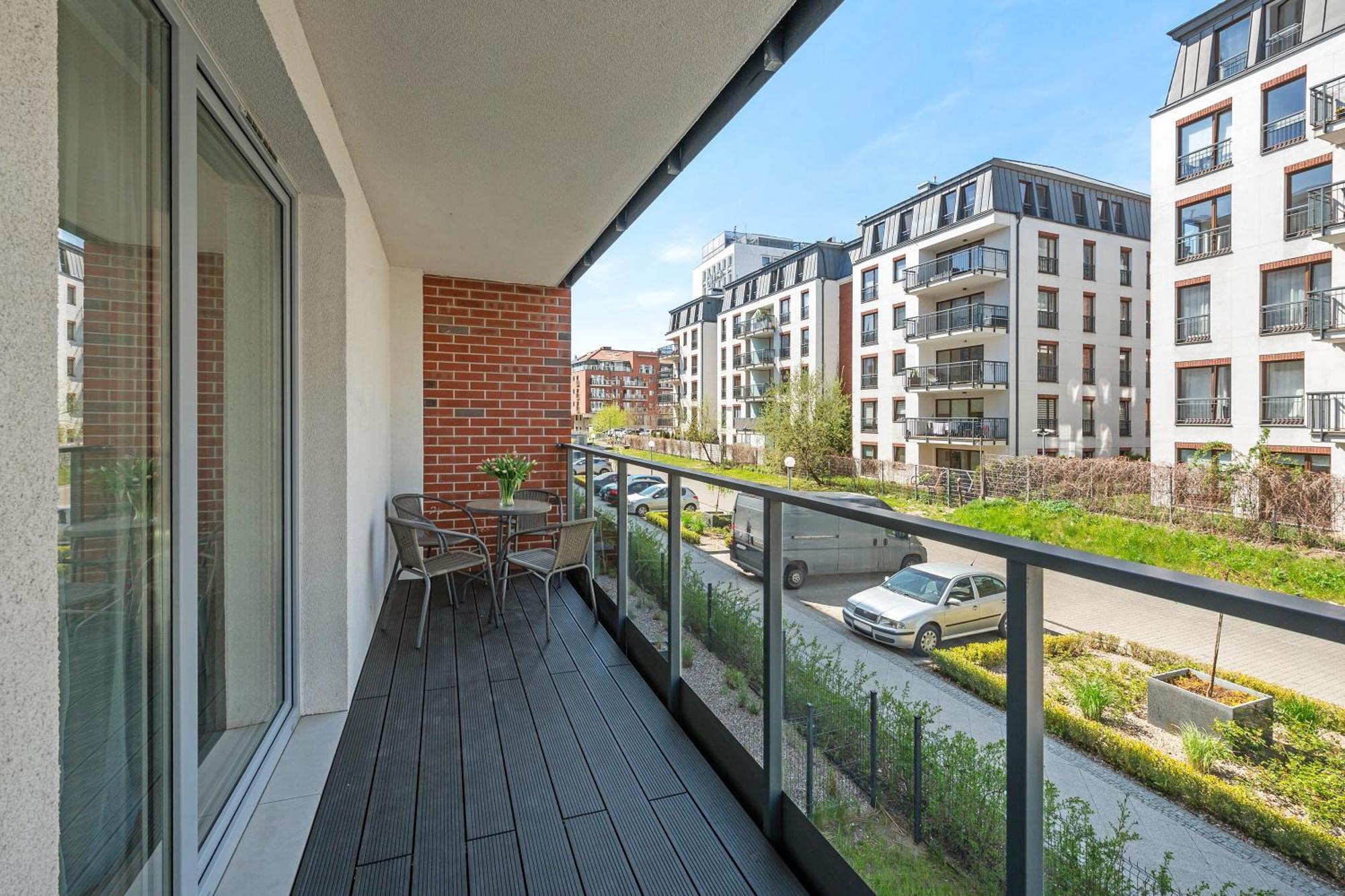 Apartamento Blue Mandarin Marina Gdansk Habitación foto