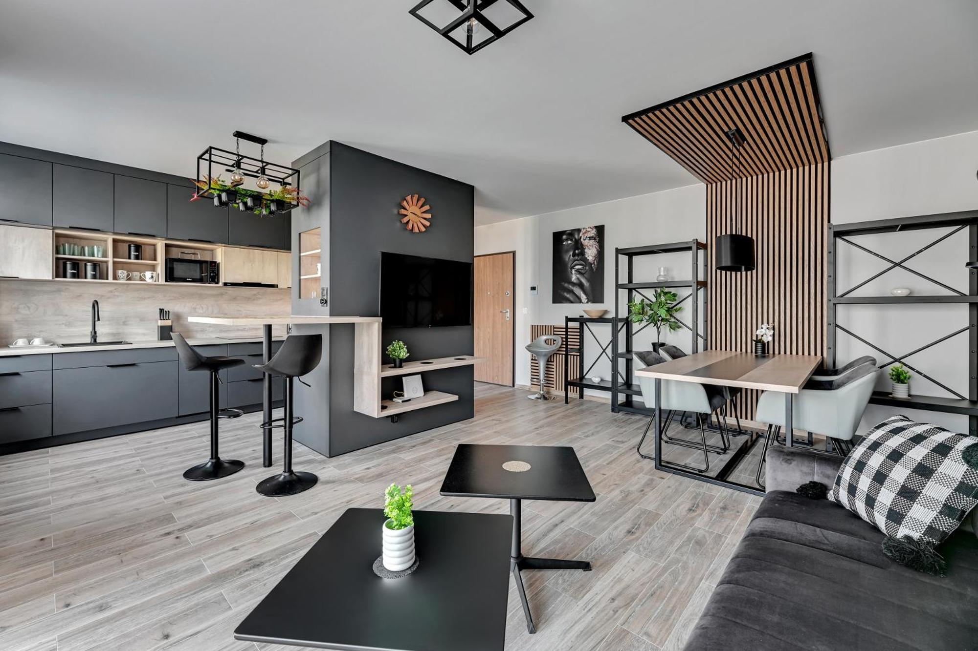 Apartamento Blue Mandarin Marina Gdansk Habitación foto
