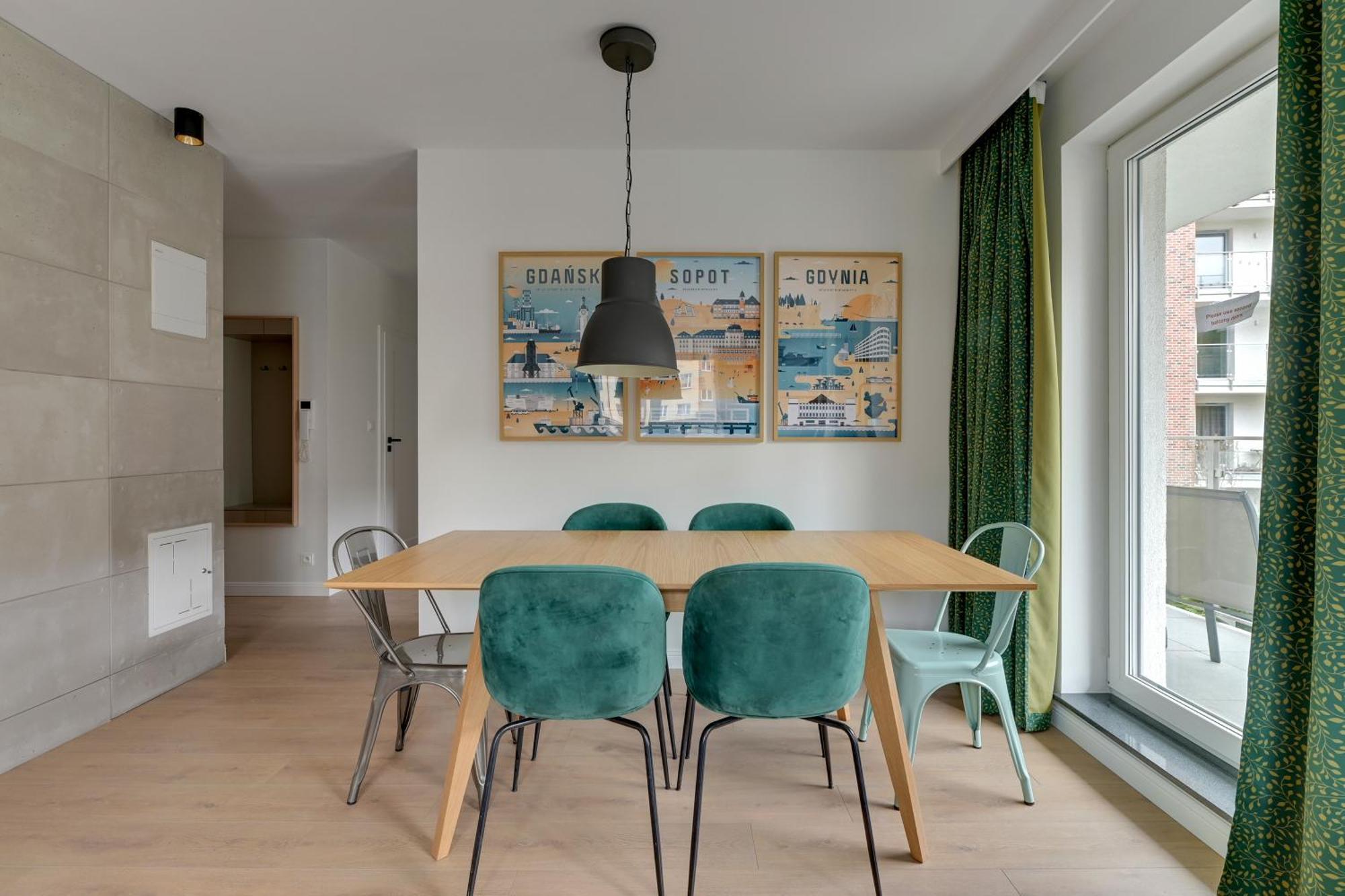 Apartamento Blue Mandarin Marina Gdansk Habitación foto